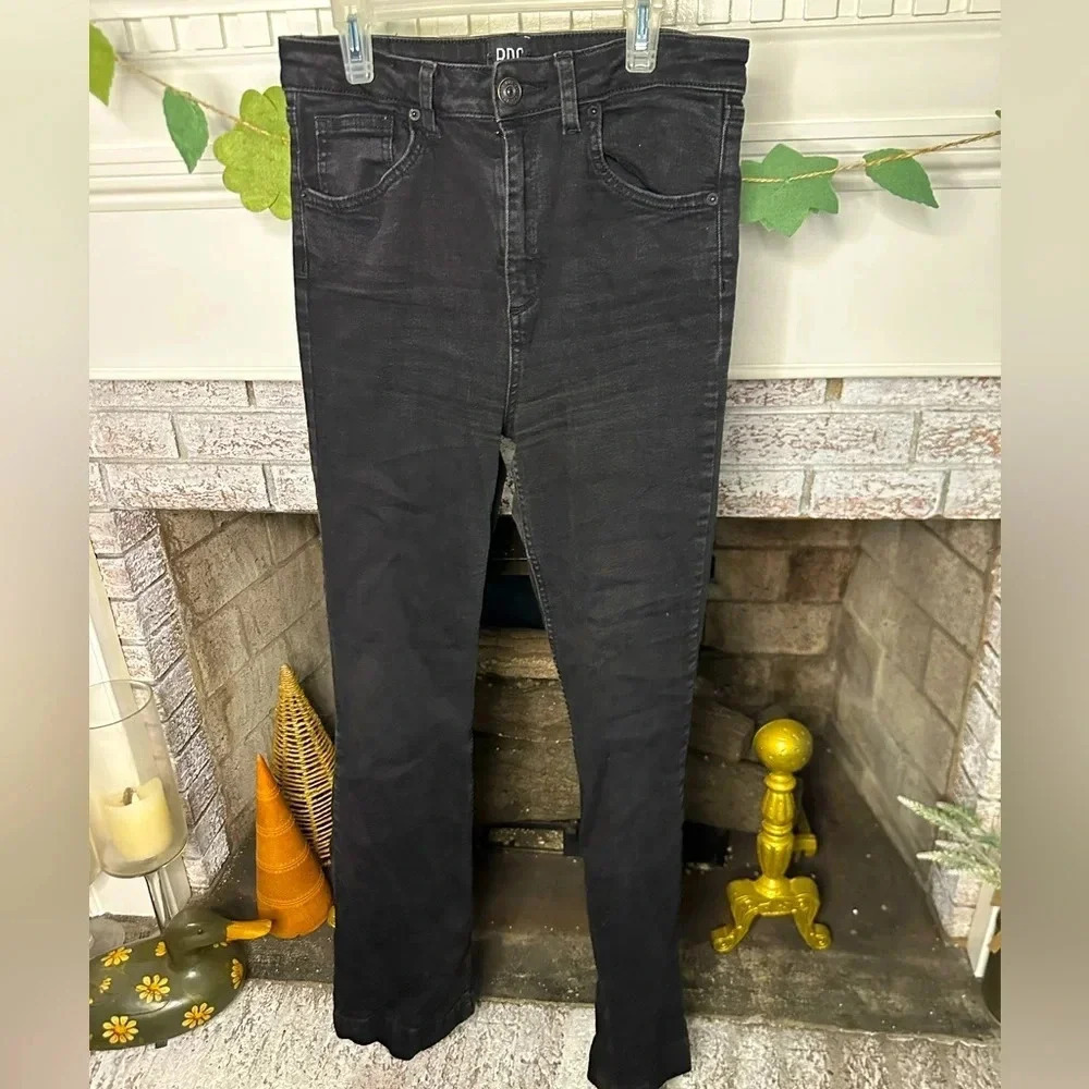 BDG Urban Outfitters flare black jeans size 31 country western moto